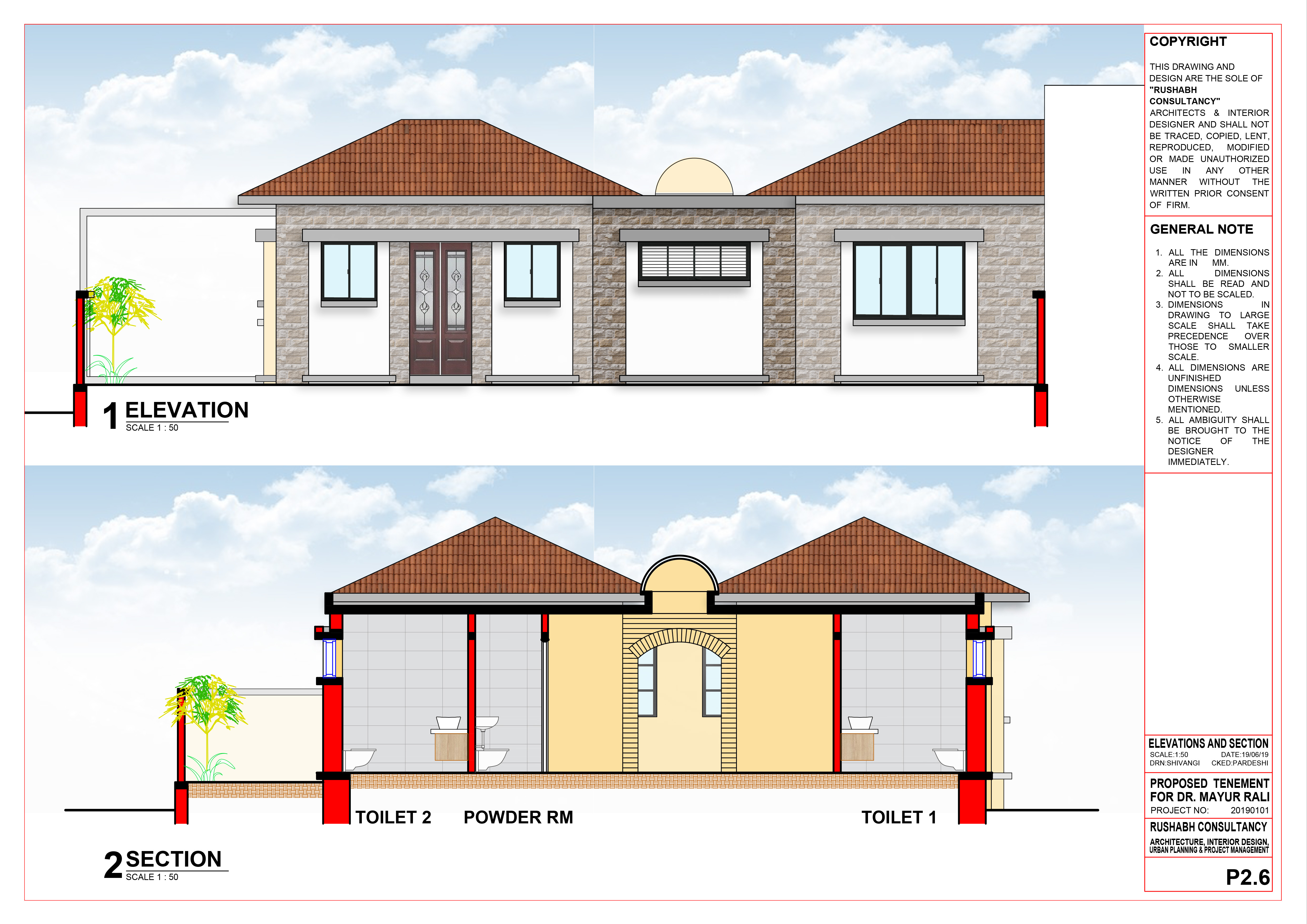 Residence for Mrs. Nandi (Unrealized Project) - image 1